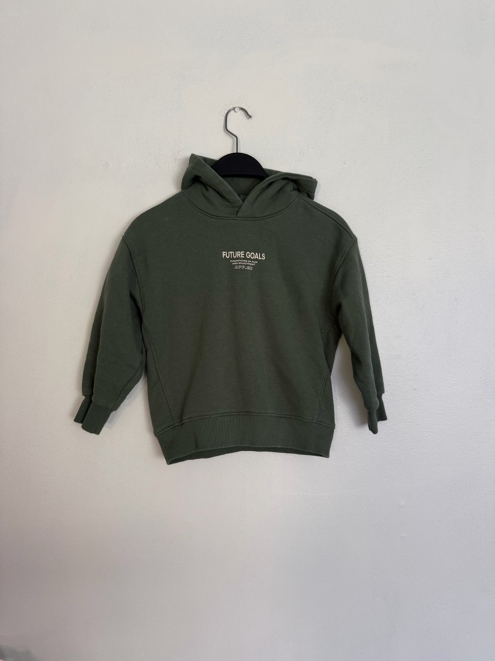 Zara Olive Green Kids Hoodie